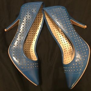 Blue Heels. Worn once! 😍